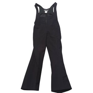 VINTAGE OBERMEYER Women's Black SKI Jumpsuit Size12R Stirrup Pants Full Length
